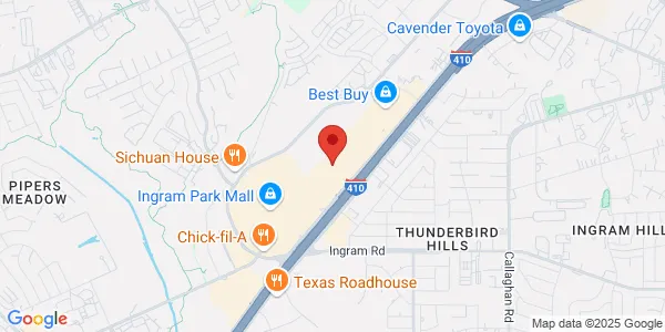 Map of 6157 NW Loop 410 Ste 100 San Antonio, TX 78238
