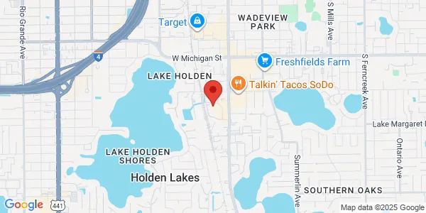 Map of 3160 Soutgate Commerce Blvd Ste 34 Orlando, FL 32806
