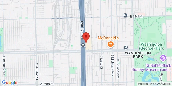 Map of 5401 South Wentworth Ave Unit 14W Chicago, IL 60609