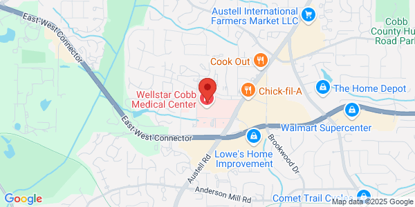 Map of 1700 Hospital S Dr Ste 202 Austell, GA 30106