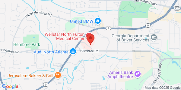 Map of 3000 Hospital Blvd Roswell, GA 30076