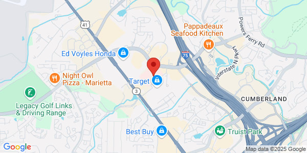 Map of 2540 Windy Hill Rd Marietta, GA 30067