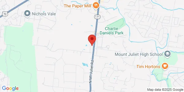 Map of 3500 N Mount Juliet Rd Ste 201 Mount Juliet, TN 37122
