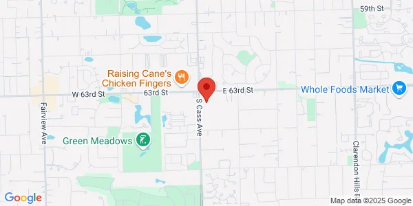 Map of 6311 South Cass Ave Westmont, IL 60559