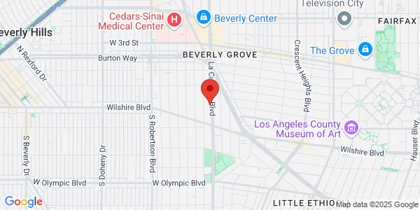 Map of 99 N La Cienega Blvd Ste 103 Beverly Hills, CA 90211