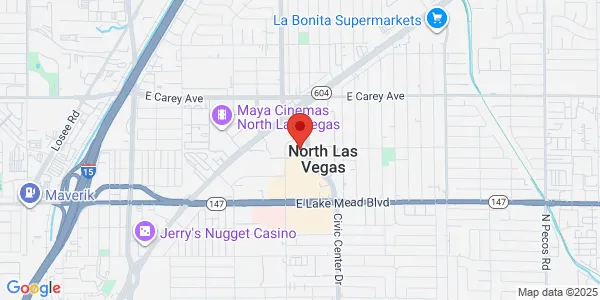 Map of 2225 Civic Center Dr Ste 150 North Las Vegas, NV 89030