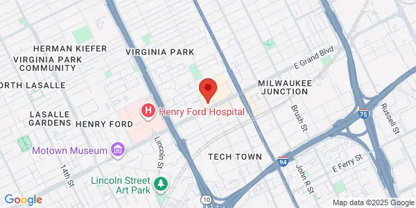 Map of 3011 W Grand Blvd Ste 210 Detroit, MI 48202