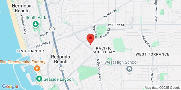 Map of 520 N Prospect Ave Ste 304 Redondo Beach, CA 90278