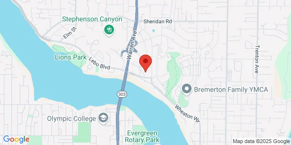 Map of 742 Lebo Blvd Bremerton, WA 98310