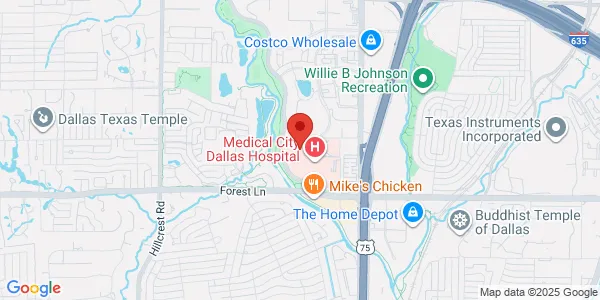 Map of 7777 Forest Ln Bldg C, Ste 855 Dallas, TX 75230
