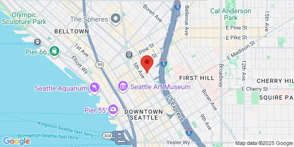 Map of 517 Union St Seattle, WA 98101