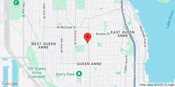 Map of 1909 Queen Anne Ave N Seattle, WA 98109